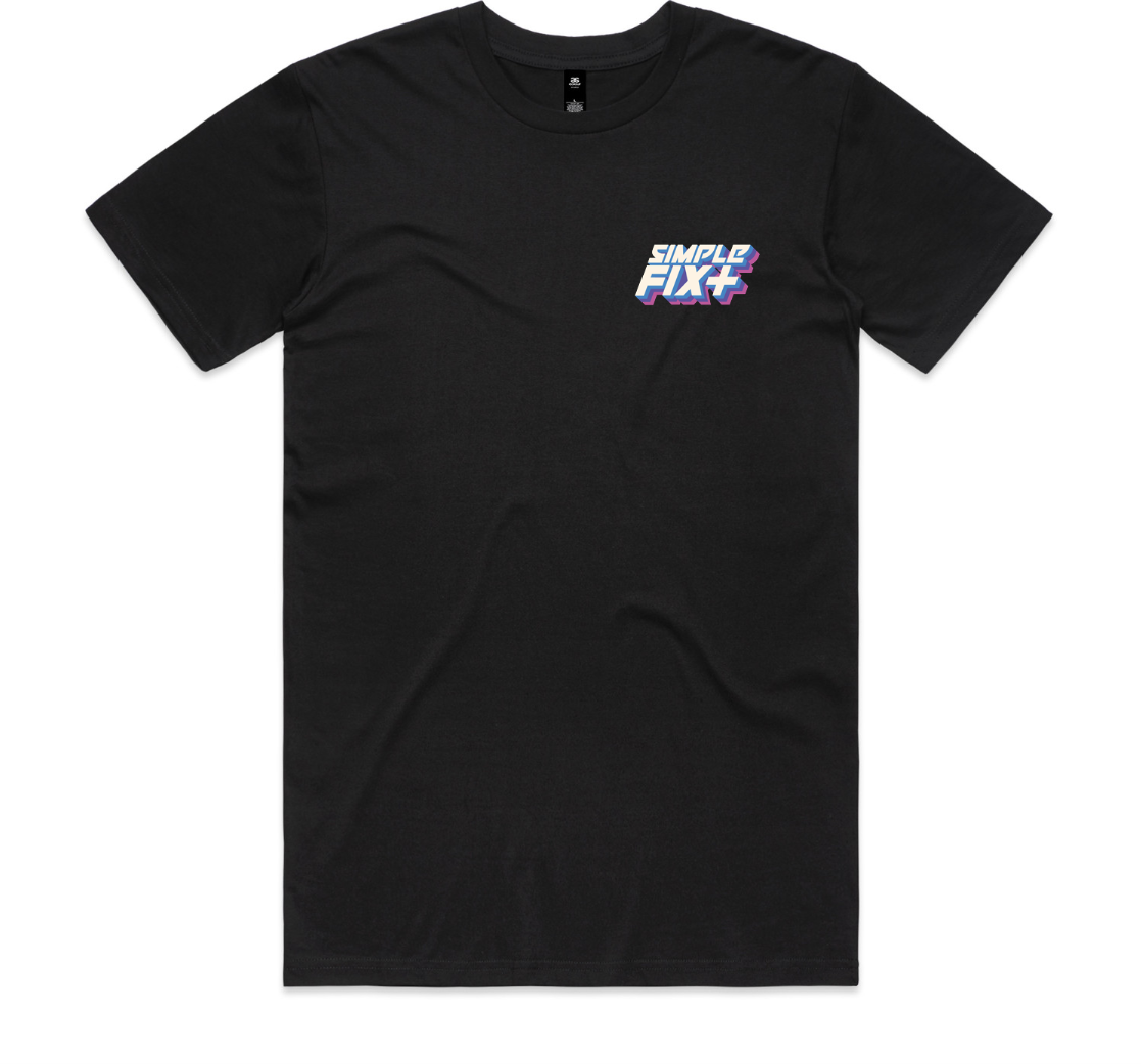 Simple Fix Modern Logo Black