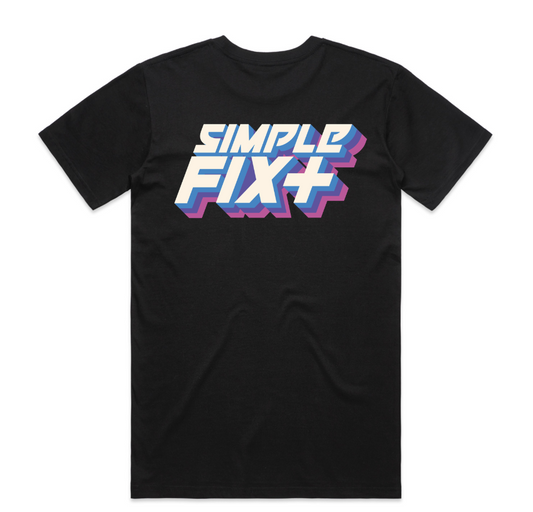 Simple Fix Modern Logo Black